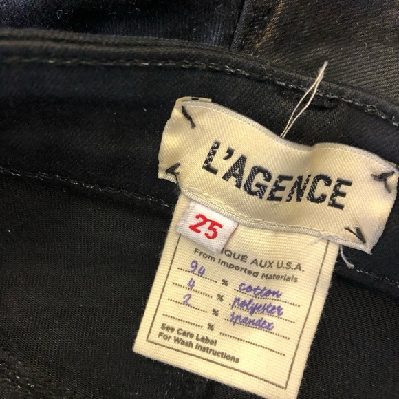 L’agence coated high waist skinny ankle length jeans - Picture 11 of 13